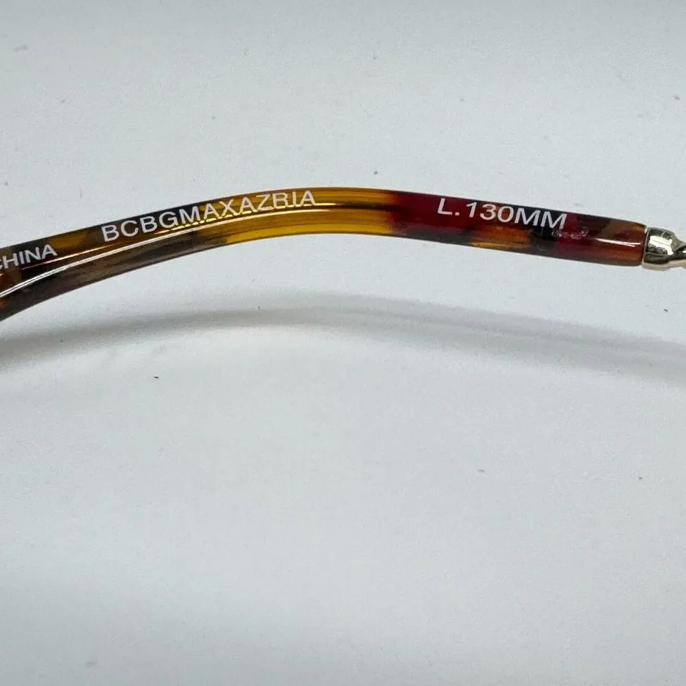 BCBGMAXAZRIA Nicolette Brown Multi Womens‎ Full Rim Eyeglasses 52-16-130 H13566